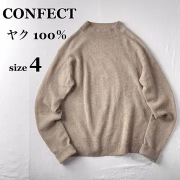 [ nest Robe CONFECT ] 야크 100% 모크넥 니트 j66