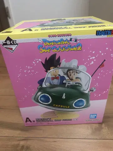 미개봉 드래곤볼 스냅 컬렉션 2 A상 손오공 & 치치 피규어