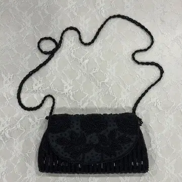 비즈백 핸드백 숄더백 파티백 블랙 멋쟁이