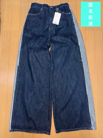Anui 아뉴이 리버스 콤비 데님 인디고 M2 사이즈