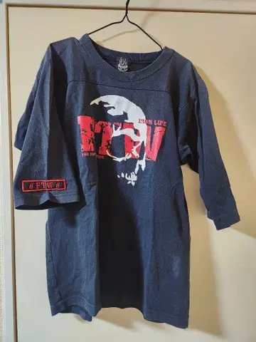 초레어 희소 아웃 로 웍스 7부 소매 T셔츠