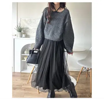 classicalelf 멀티웨이 니트 x 튤 원피스 세트