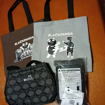 이온 블랙 팬더 graniph 토트백 담요 4종 세트