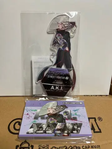 스트리트 파이터 A.K.I. 아크릴 스탠드 카푸 복권 세트