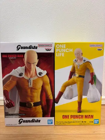 Grandista 원펀맨 사이타마 피규어 2체 세트