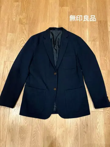 네이비 테일러드 자켓