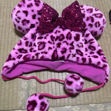 [ 새상품급 ] 미니 레오파드 무늬 팬캡