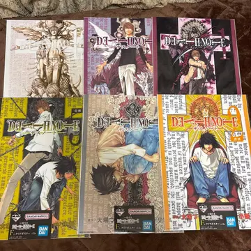 데스노트 제일복권 F상 클리어 포스터 6장 세트