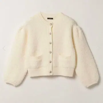 allureville 부클레 턱 슬리브 가디건