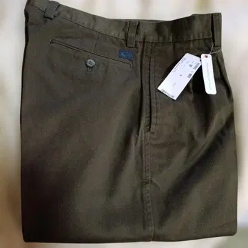 미사용 새상품 Lacoste 치노 팬츠 올리브 그린 택 포함 w82