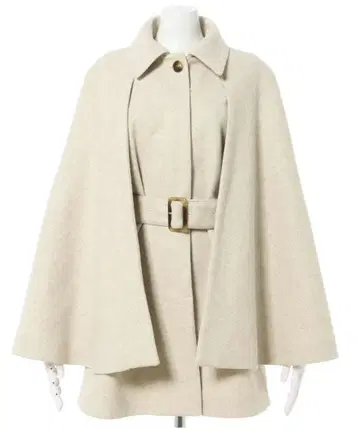 INGNI 케이프 코트 라이트 베이지