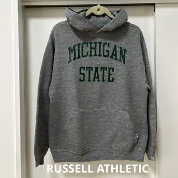 Michigan State 후드티 그레이 RUSSELL ATHLETIC