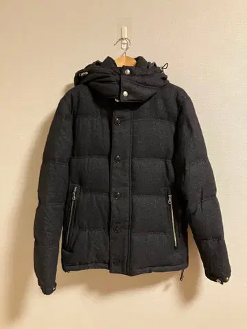 다크 그레이 다운 자켓 후드 부착 417 남성용