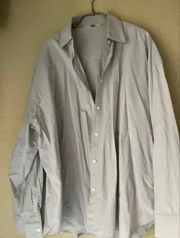 자수 로고 depound 오버 사이즈 셔츠 민트 그린