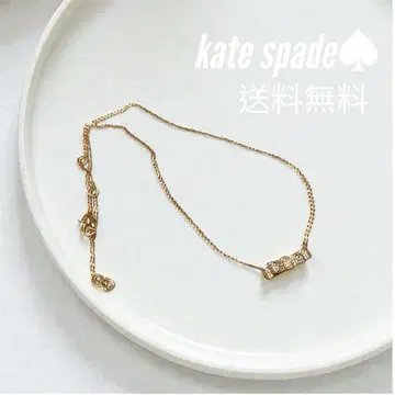 kate spade 리본 모티브 목걸이 케이트 스페이드 핑크 골드
