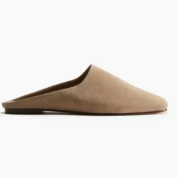 H&M 스웨이드 뮬 베이지 38