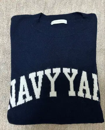 lounge dress 네이비 긴팔 니트 스웨터