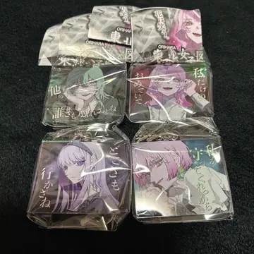 ORIHARA 도호쿠 여자 도감 아크릴 키링 4개 가챠가챠
