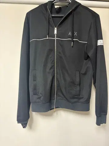 Armani Exchange 블랙 후드티