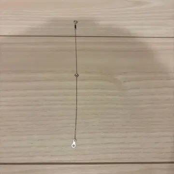 실버 비즈 장식 팔찌 박스 포함