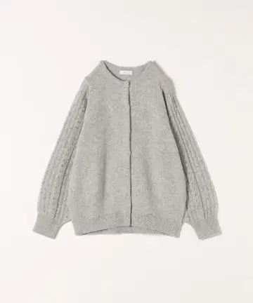 SHIPS any 푸치 펄라이크 레이스 니트 크루넥 가디건