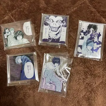 데스노트 제일복권 G상 아크릴 스탠드 5개 세트