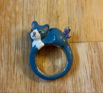 안나수이 고양이 러그돌 나비 반지 반지