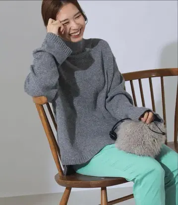 오늘 한정 가격 데미룩스 빔즈 멜란지 하이넥 니트