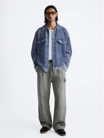 새상품급 ZARA 절개 니트 자켓