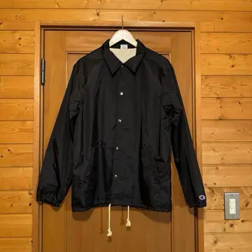 Champion 챔피온 블랙 나일론 자켓 XL 사이즈