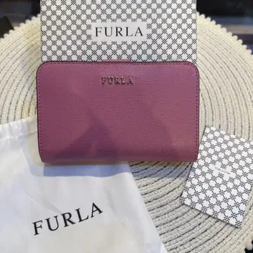 미사용 새상품 훌라 지갑 FURLA 이단 접이식 지갑 지갑 핑크