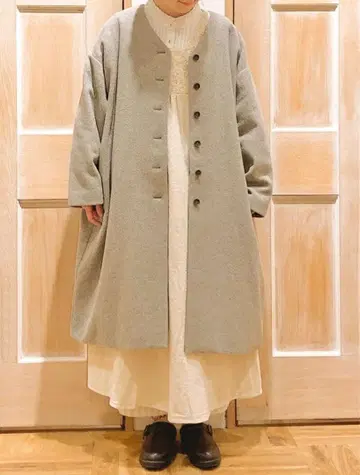 Samansa Mos2 울라이크 가운 코트