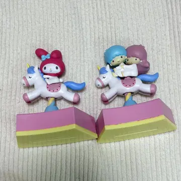 산리오 가챠가챠 회전목마 마이멜로디 키키라라