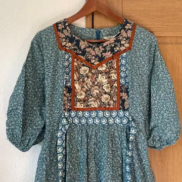 70s 빈티지 Young Edwradian 원피스