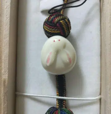 오비 장식 스트랩 토끼 호센 미사용