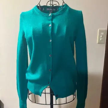 UNIQLO 유니클로 캐시미어 에메랄드 그린 가디건