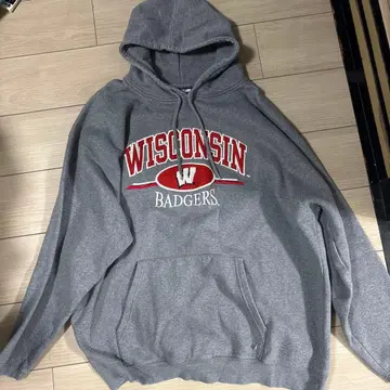 Wisconsin Badgers 그레이 후드티