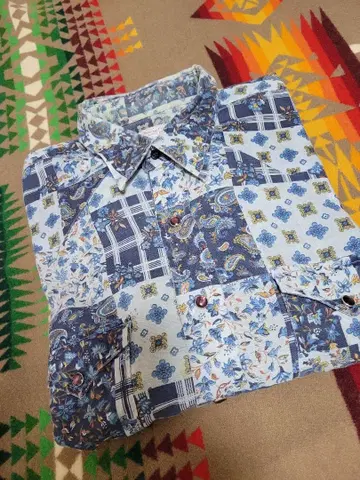 USA 빈티지 랭글러 웨스턴 셔츠 XL