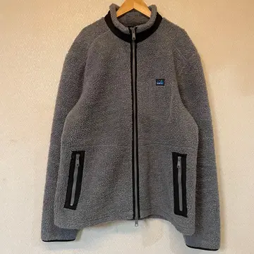 KAVU 카부 플리스 자켓 L 그레이 보아 퍼 파일 레트로X