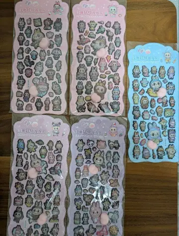 러브브 푸니푸니씰 엉덩이씰 5세트 봉봉드롭씰