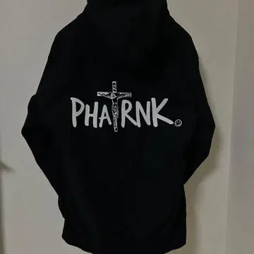 [ 2023AW ] PHATRNK 블랙 그리스도 후드티