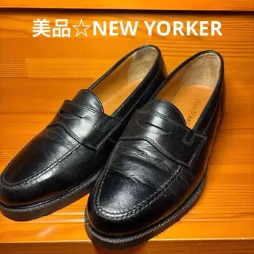새상품급 NEW YORKER 블랙 로퍼