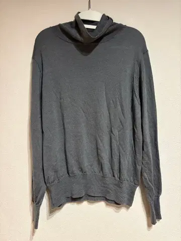 카구레 kagure 울 실크 터틀넥 니트