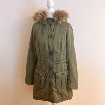 Abercrombie & Fitch 퍼 달린 모즈 코트