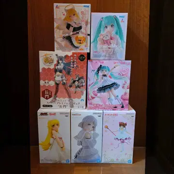 피규어 묶음 판매 식봉조기 하츠네 미쿠 카츠라기 리리야 카드캡터 사쿠라