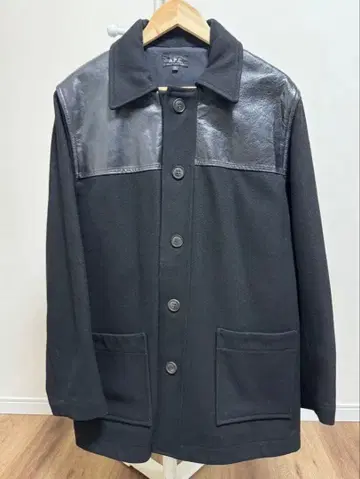 A.P.C. 동키 자켓 울 가죽 프랑스제