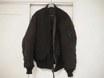 Schott 블랙 MA-1 자켓