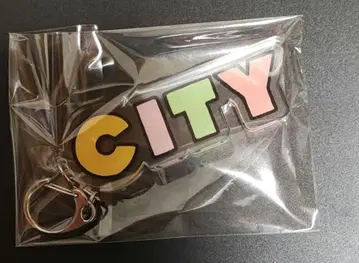 아라이 케이이치 CITY 로고 아크릴 키링