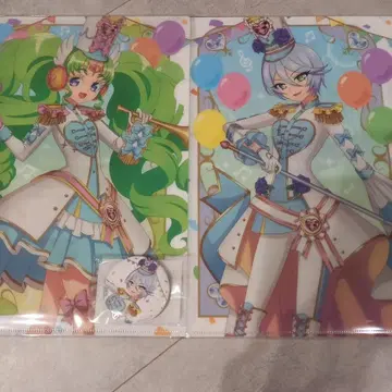 프리파라 마루쿠지 시쿄인 히비키 파루루 클리어 파일 캔뱃지