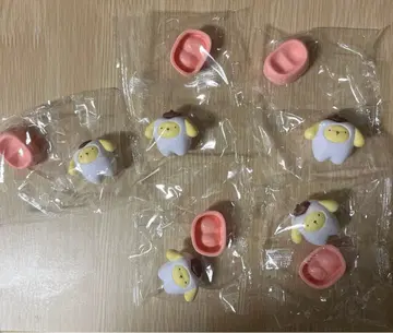 산리오 캐릭터즈 모두 함께 되자! 치아 폼폼푸딩 5개 세트